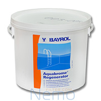 Фото 11 - Средство по уходу за водой BAYROL Aquabrome Regenerator 5кг